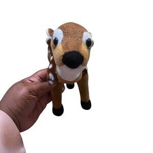 2014 Wild Republic Deer Plush Fawn Stuffed Animal Brown Spotted Stuffed Toy